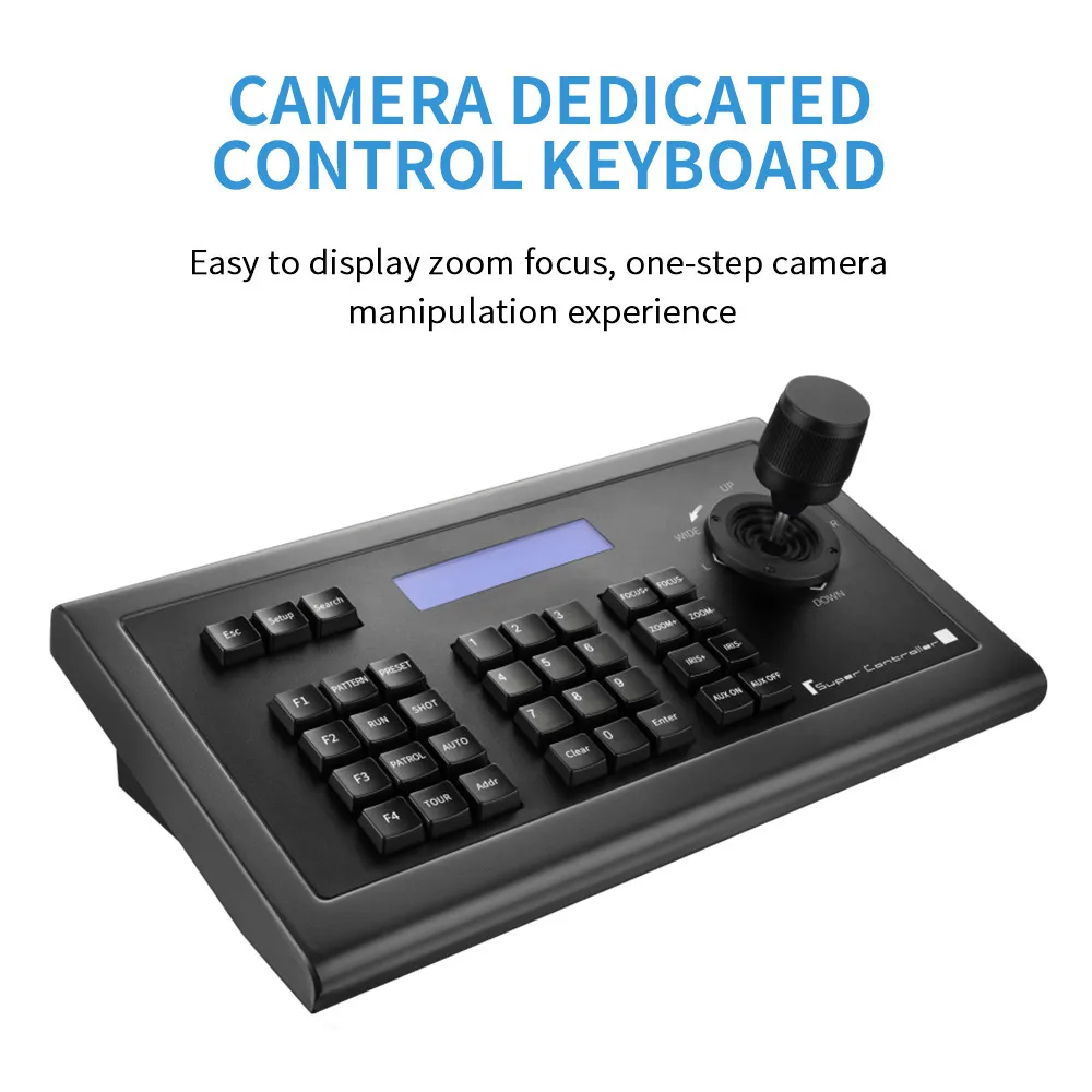 VISCA 4D JOY PTZカメラコントローラ ☆ ライブ配信 OBS配信