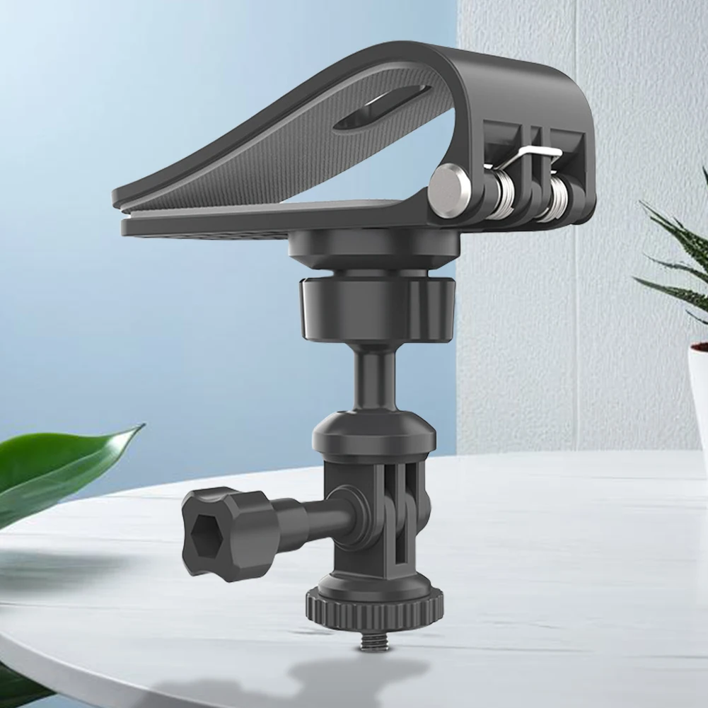 Expansion Adapter Mount 360 Rotation Adjustment Car Sun Visor Camera Mount 1/4 Inch for Osmo Pocket 3 Action 4 Insta360 X3