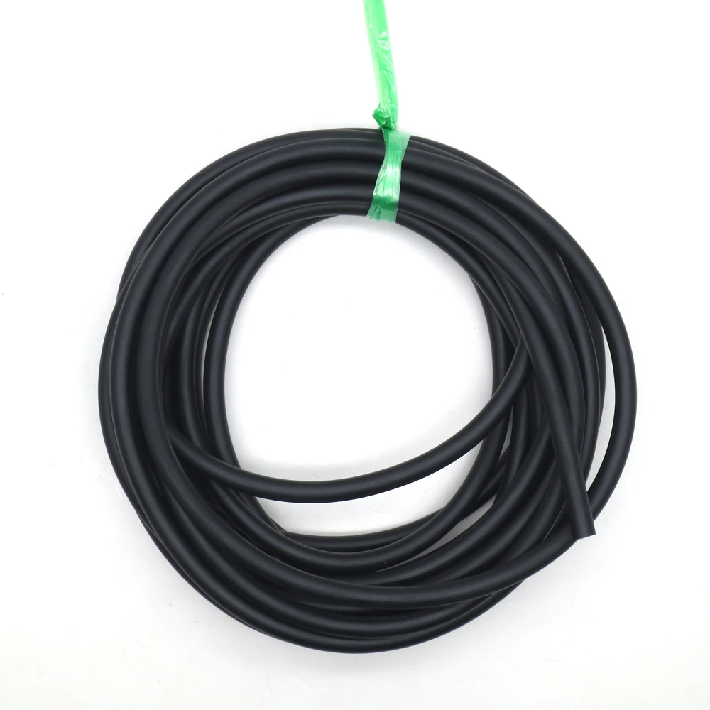 Durable Black Rubber Hunting Slingshot Band, 3mm ID x 6mm OD