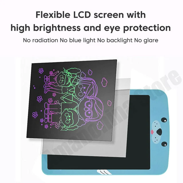 8.5/in Cartoon LCD Writing Tablet Drawing Board Kids Graffiti Sketchpad Toys Handwriting Blackboard Magic Drawing Board Toy Gift 3