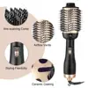 Hot Air Brush Straightener Comb Anti-frizz Negative Ion Generator Straightening And Curling Blow Dryer Multifunctional Brush 3