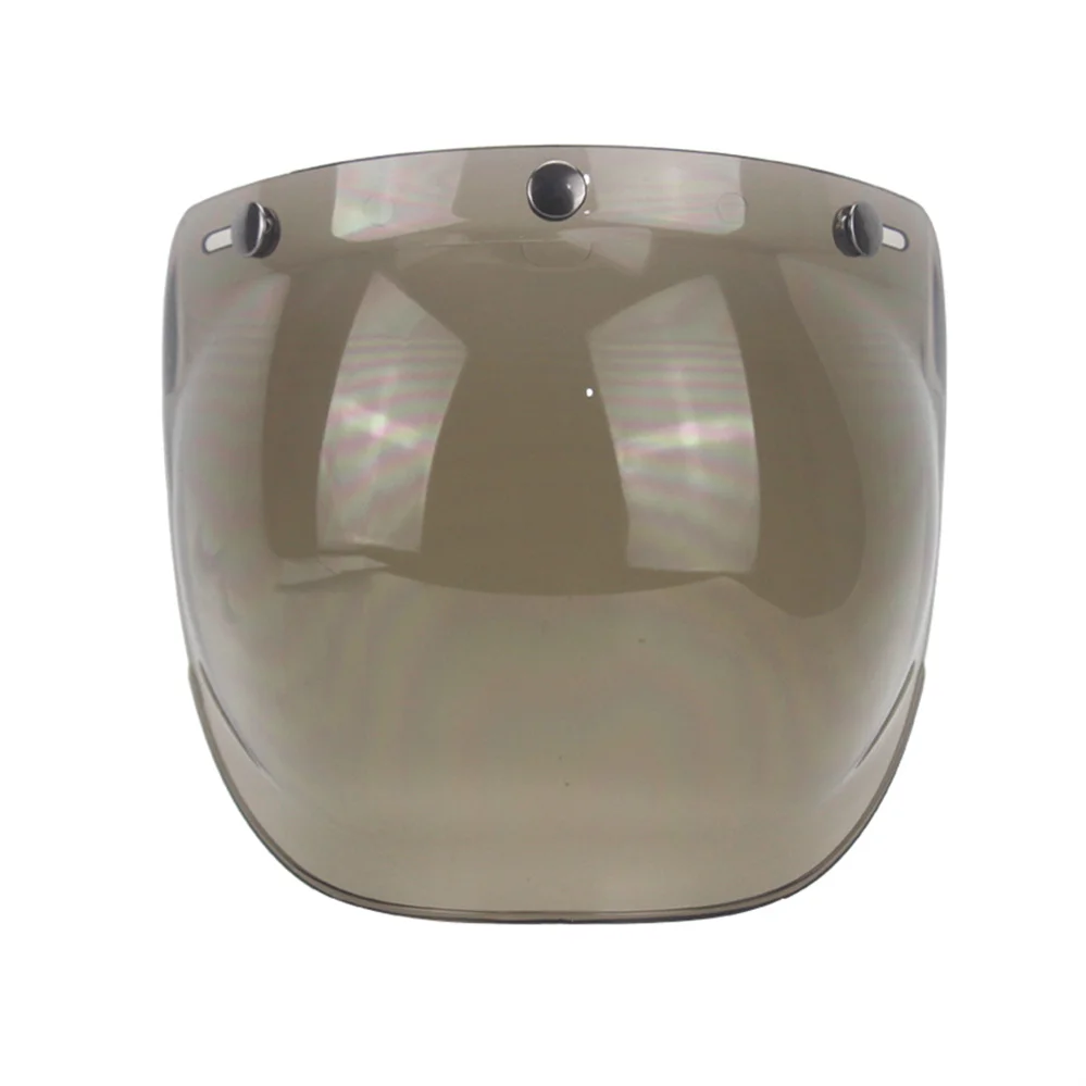 Casco Moto Vintage Retrò Moto Capacete Casco Casque Universale Flip Up Lens Bubble Visor Face Shield Mask Windsheild