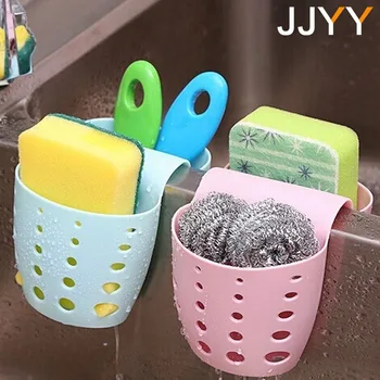 Stonego Utensili da cucina Lavello da cucina Stile sella Doppio portaspugna in silicone Lavello Rack Organizzatore di stoccaggio Sapone da cucina 1