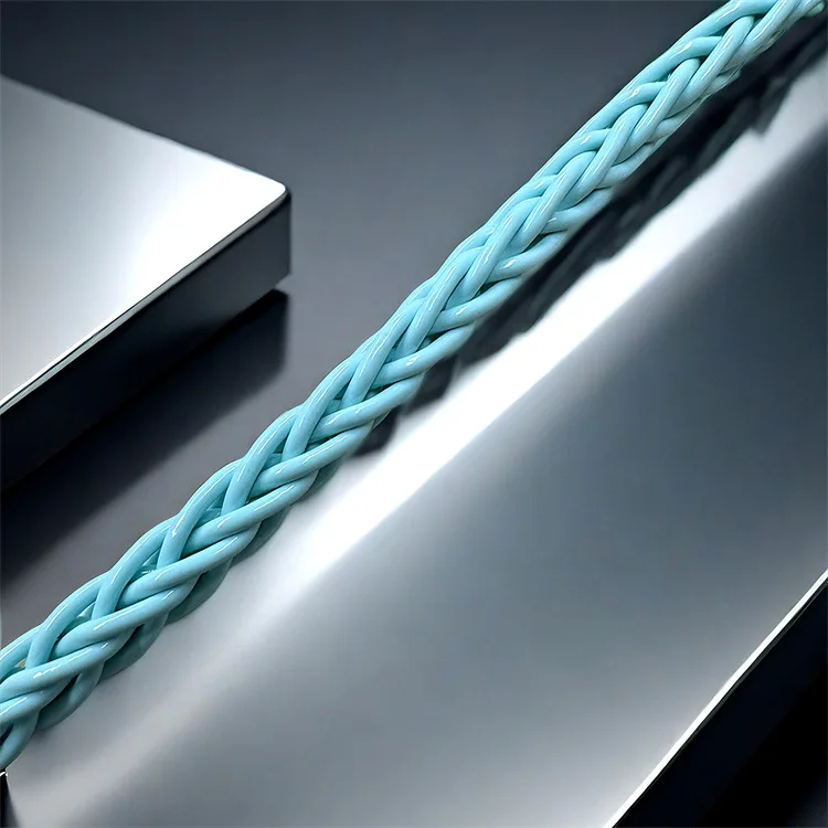 ELFINEAR 8 Stränge 504 Core DIY Audiokabel HiFi Kopfhörer Upgrade Kabel, Einzelkristall verkupfert Silber – Detail 32