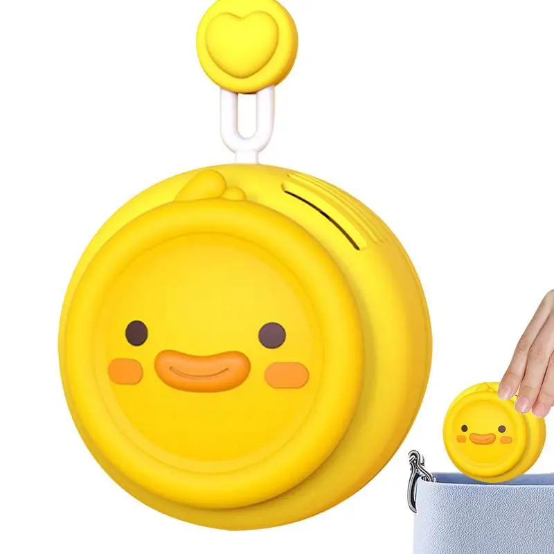 

Мультяшный шейный подвесной маленький вентилятор, портативные мини-вентиляторы, бесшумный ручной шнурок с мультяшным животным, безлистный зарядный вентилятор