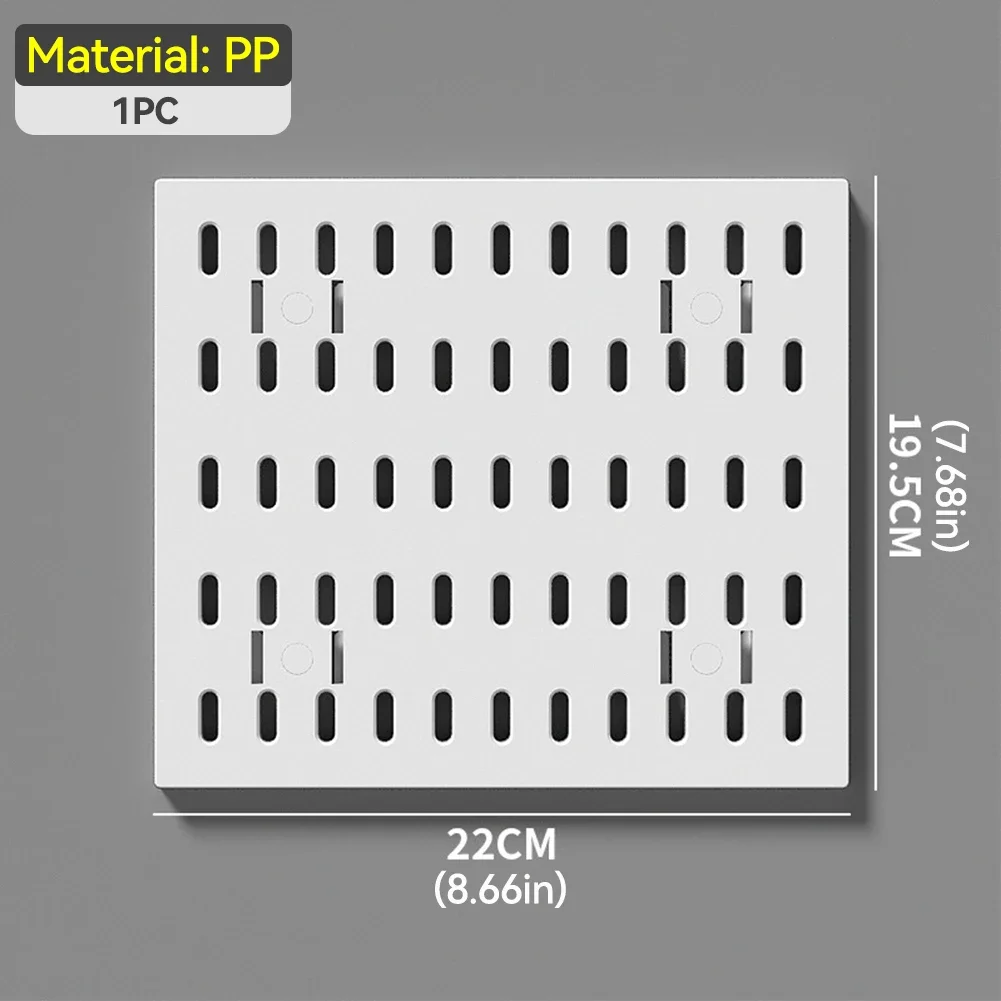 Versatile Wall-Mounted Pegboard Organizer for Home and Office Storage