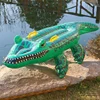 Inflatable Floating Row Children Adults Water Toys Crocodile Shape Simulation Inflatable Animal for Swimming Kids Pool 1