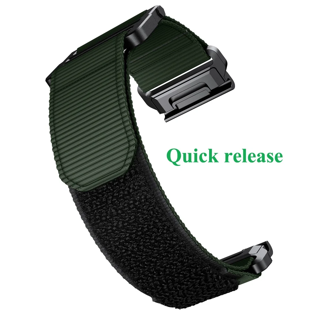 Nylon Strap for Garmin Tactix 7 Pro Quick Release Strap 26mm , QuickFit Strap for Garmin Fenix 7X Fenix 6X 3