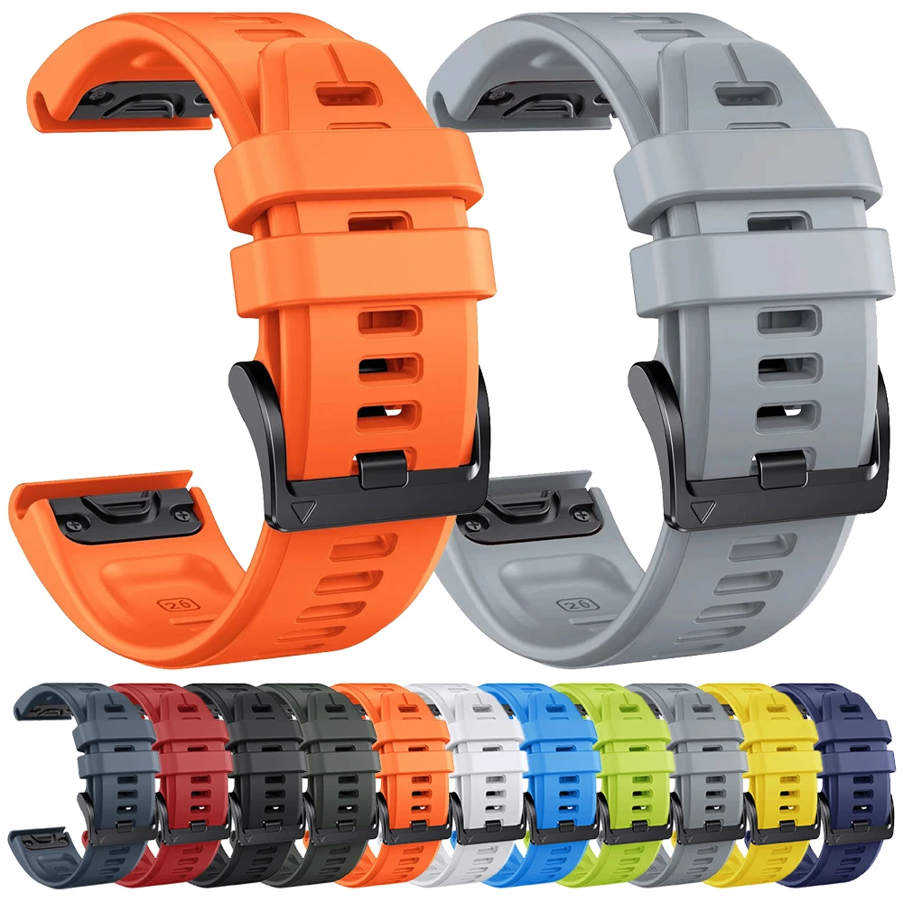 Premium Silicone Watch Band with QuickFit 22/26mm