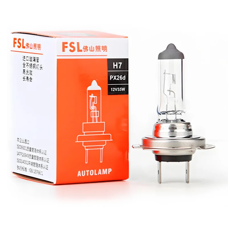 OSRAM Original Headlight Lamps 24V H7 10PCS 100W 62250 PX26d Trucks Bulbs Bus Low Beam High Beam Super Bright 3200K 5