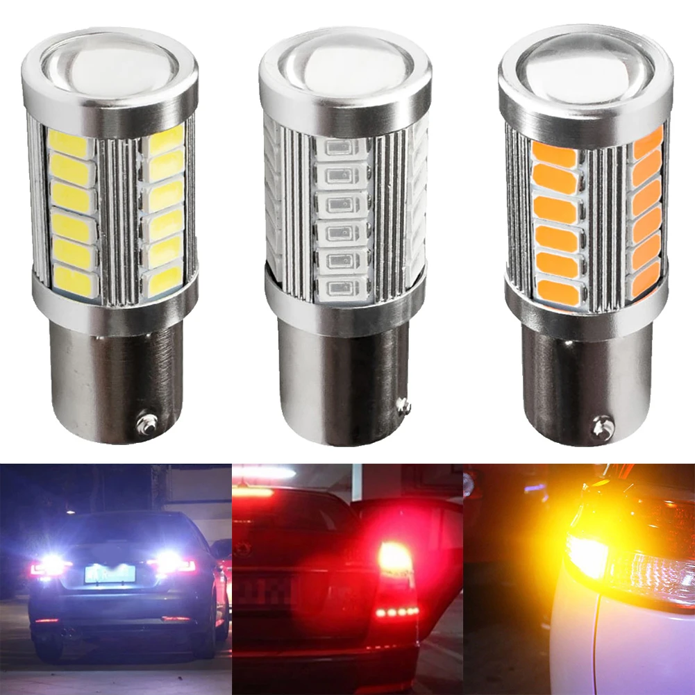 BA15S 1156 33SMD LED Lamp RED Colour Super Bright Car Brake Light Globe Bulb BA15S 1156 33SMD LED Lamp RED Colour Super Bright Car Brake Light Globe Bulb