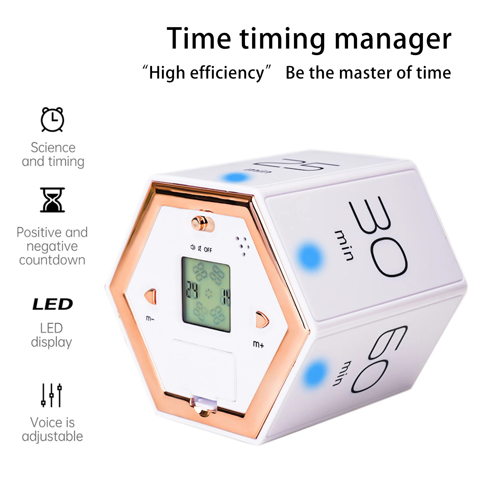 Ticktime Pomodoro Timer, TickTime Digital Timer, Egg Timer, Countdown  Timer