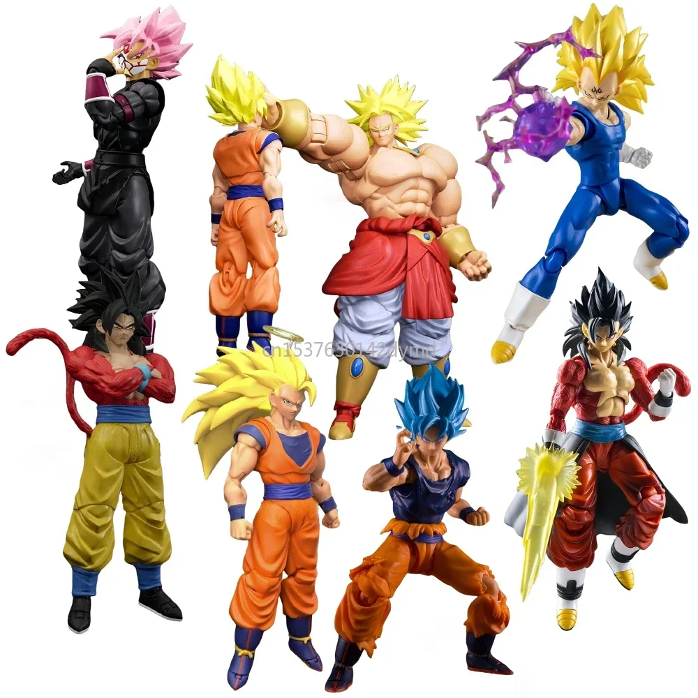 SeekFunning Dragon Ball Figures,4 Dragon Ball Super Soul X Soul