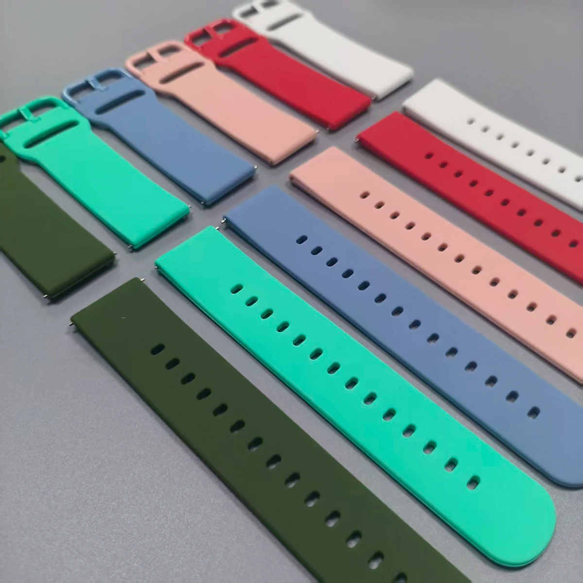 Premium Silicone Smart Watch Band - Available in 20mm and 22mm Sizes