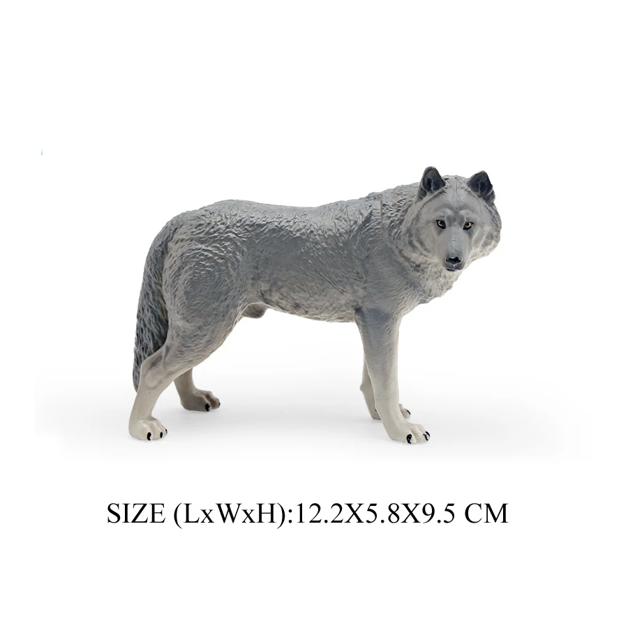 Realistic Wild Animal Action Figures Toy Set