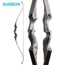 

60" Recurve Bow 20-60lbs Archery Hunter Bow American Hunting Bow Lamination Bow Limbs Left/Right Hand Outdoor Shooting Training