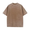 Men's Summer T-shirt 230G Heavy Cotton Vintage Washed T-Shirts Oversized Short Sleeve Loose Streetwear Short Sleeve Tops Tee 6