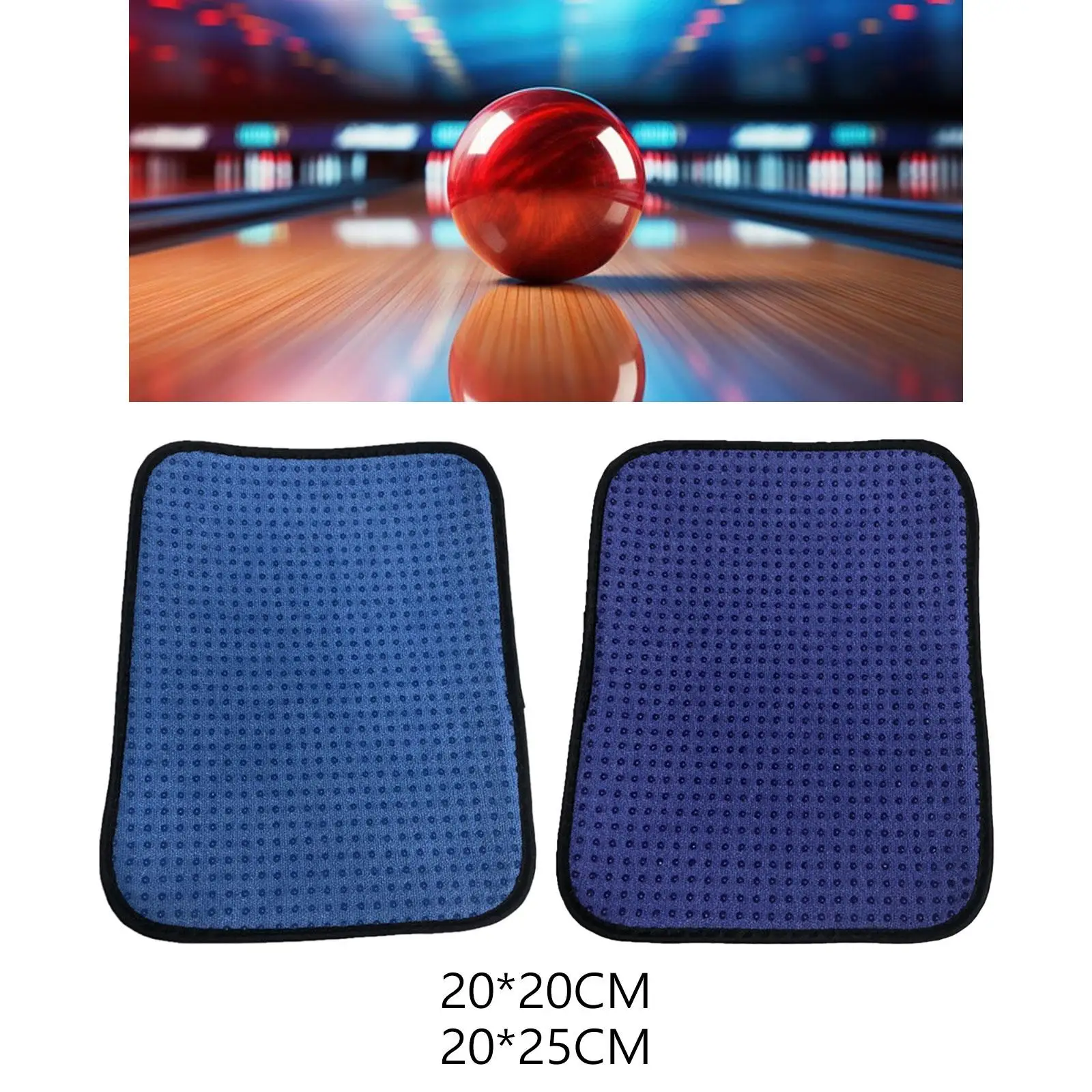 Bowling Ball Shammy Pad Rag Bowling Ball Towel Clean from Dirt and Oil to Improve Grip and Precision bowling accessories bowling pad cleaner