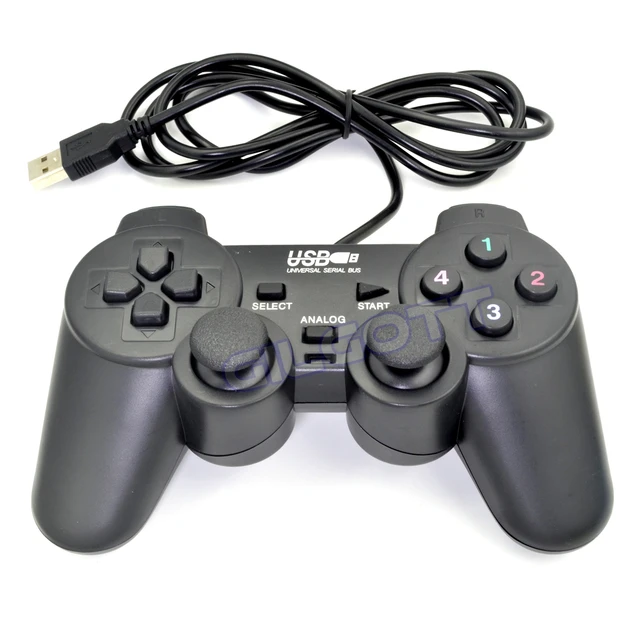 1pcs Dual Vibration Usb Wired Controller For Windows 7/8/10 Gamepad Joystick  For Pc Windows Linux Desktop Laptop - Joysticks - AliExpress