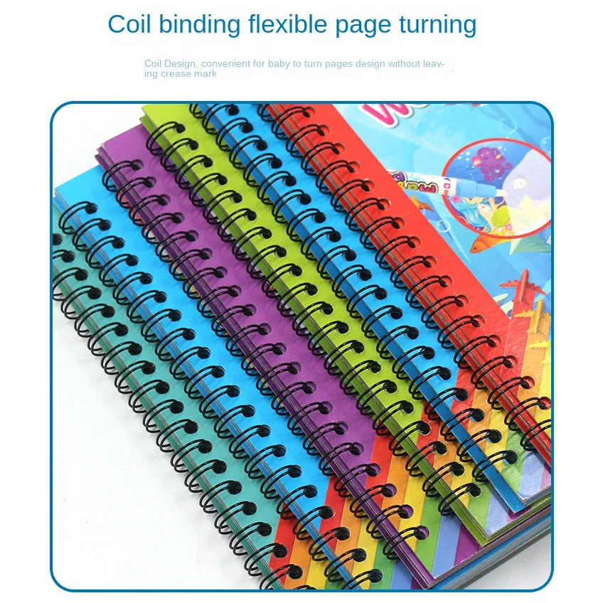 Magic Pen Water Drawing Books Coloring Book for Kids Doodle Painting Board Children Educational Toys Baby Christmas Birthday Gif 3