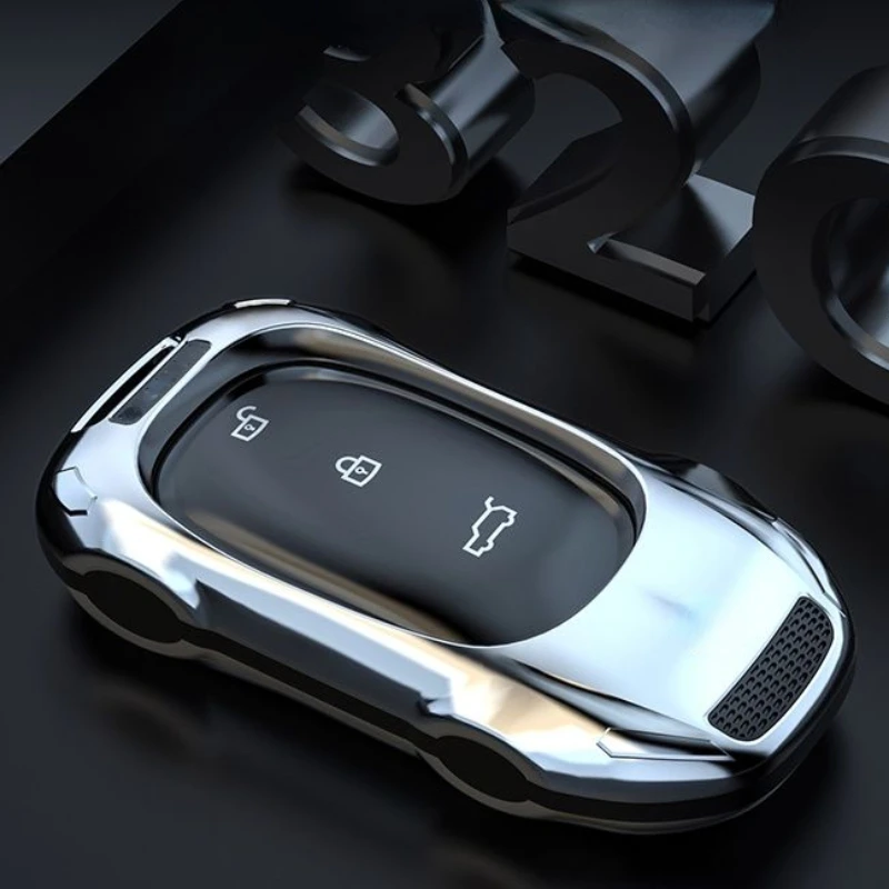 

Для LiXiang ONE 2019 2020 2021 2022 2023 ABS Серебряный чехол для ключей Высококачественная Автомобильная сумка Пряжка автомобильные аксессуары