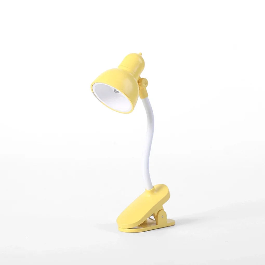 Rotatable Mini Reading Lamp with Clamp - Eye Protection Desk Light for Books