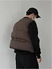 Autumn men Kanye West with double-sided can wear pure cotton vest high quality solid color vest high street trend loose coat  XL 4
