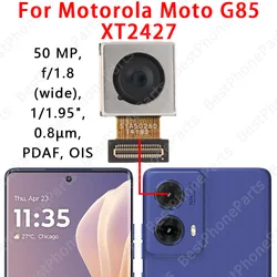 Motorola Moto G85 5G Camera Lens Cover & Camera Module Flex Cable Replacement Parts (Moto G85 Back Main)