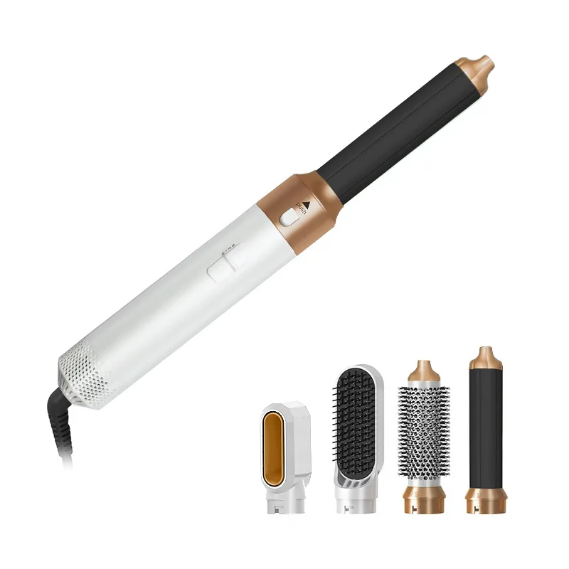 5-in-1 hot air comb automatic curling iron multi-functional modeling and straightening dual use automatic suction hair Curling i 5