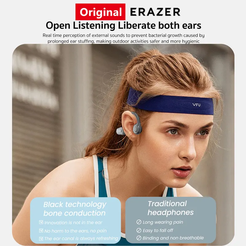 ERAZER XF22 Earphone Bluetooth 5.4 Sports Wireless