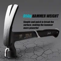 Top Quality JIMI Claw Hammer High Hardness Integrated Molding with Magnetic for Carpenter Electrician Man Gift 1