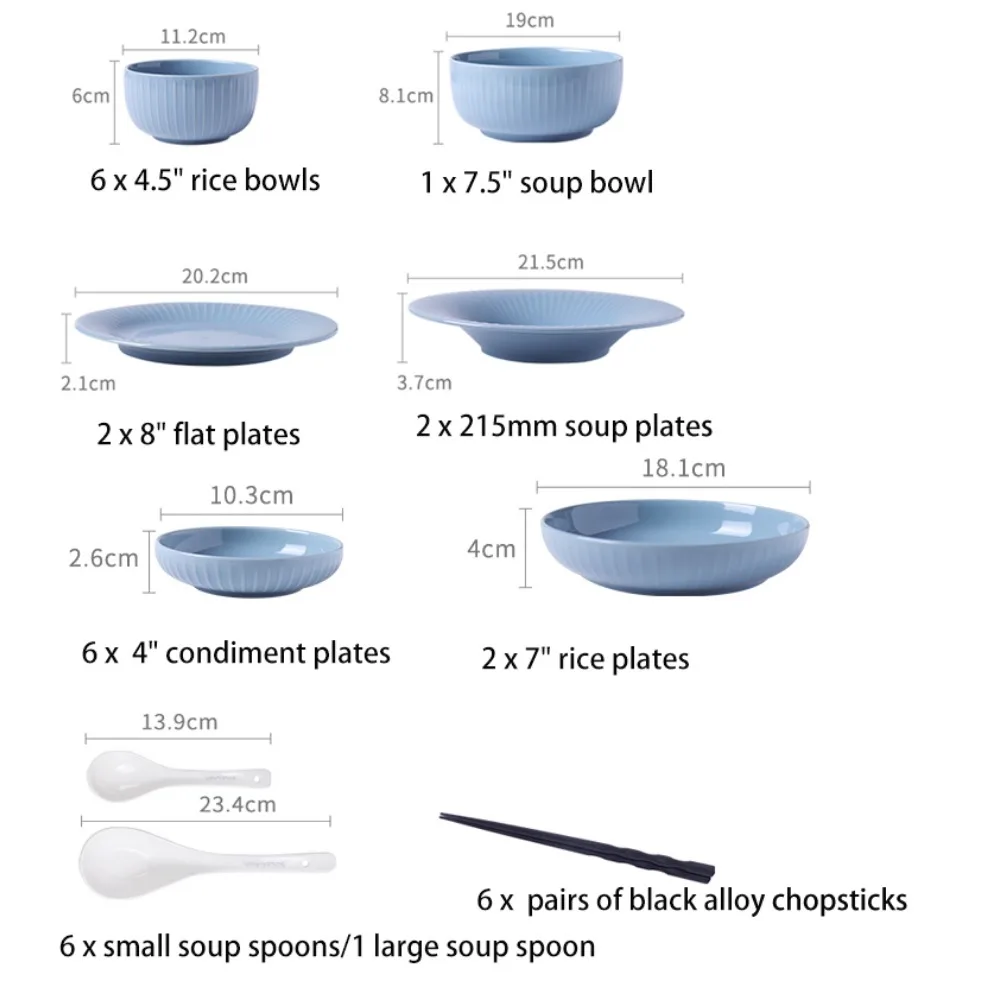 Premium Porcelain Dishes and Plates Sets-Ideal for Fine Dining & Special Occasions Ceramic Flat Plates Microwave / Oven