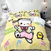 Sanrio Bedding Sets Pochacco Cartoon Comforter Cover Bed Cover Duvet Cover Pillow Case 2-3 Pieces Sets Kids Adult Size 6