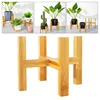 Adjustable Wooden Plant Stand Modern Bamboo Planter Holder Indoor Outdoor Flower Pot Stand Multiple Sizes Plant Display Rack 1