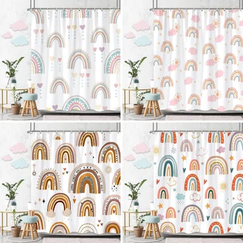 Rainbow Kids Shower Curtain 1