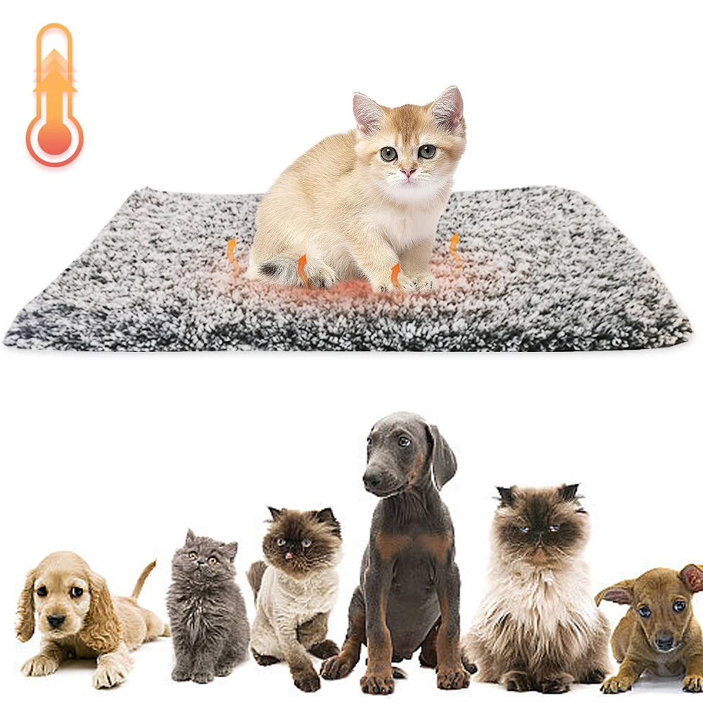 Self Heating Thermal Pet Bed Mat for Cats and Dogs