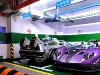 1:18 Model Car Garage Scene Underground Parking Lot Double Parking Space Display Box Dust Cover Children Toys 2
