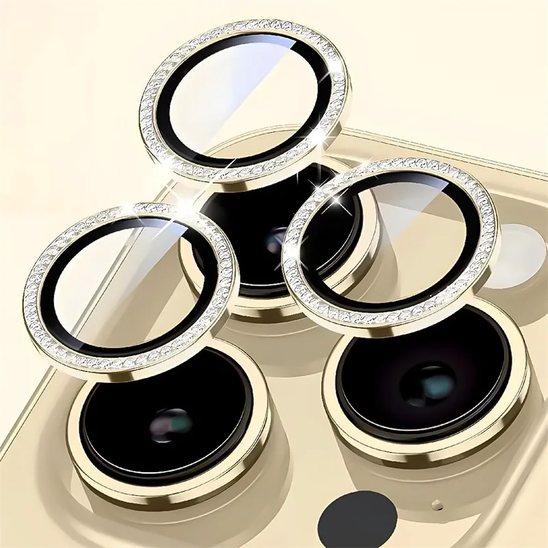 Diamond Camera Lens Protector - Premium Tempered Glass Lens Protection