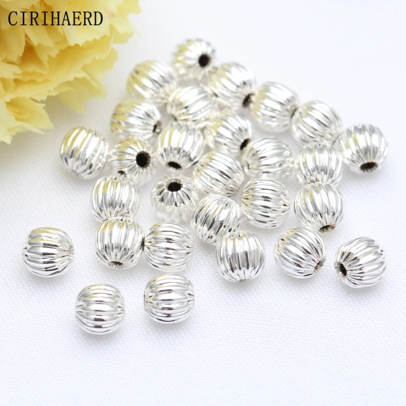 Genuine Sterling Silver Wheel Spacer Beads for Jewelry Making