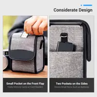 Compact Camera Pouch Case for Fujifilm X100VI X100 X100S X100F Sony A6600 A6500 A6400 A6000 Nikon Z30 Z50 Canon G1X G1X Mark II - Image 5