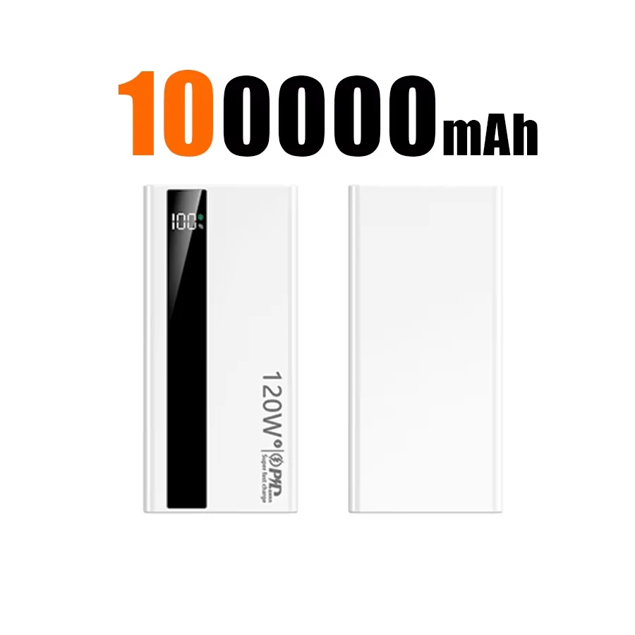 White 100000mAh