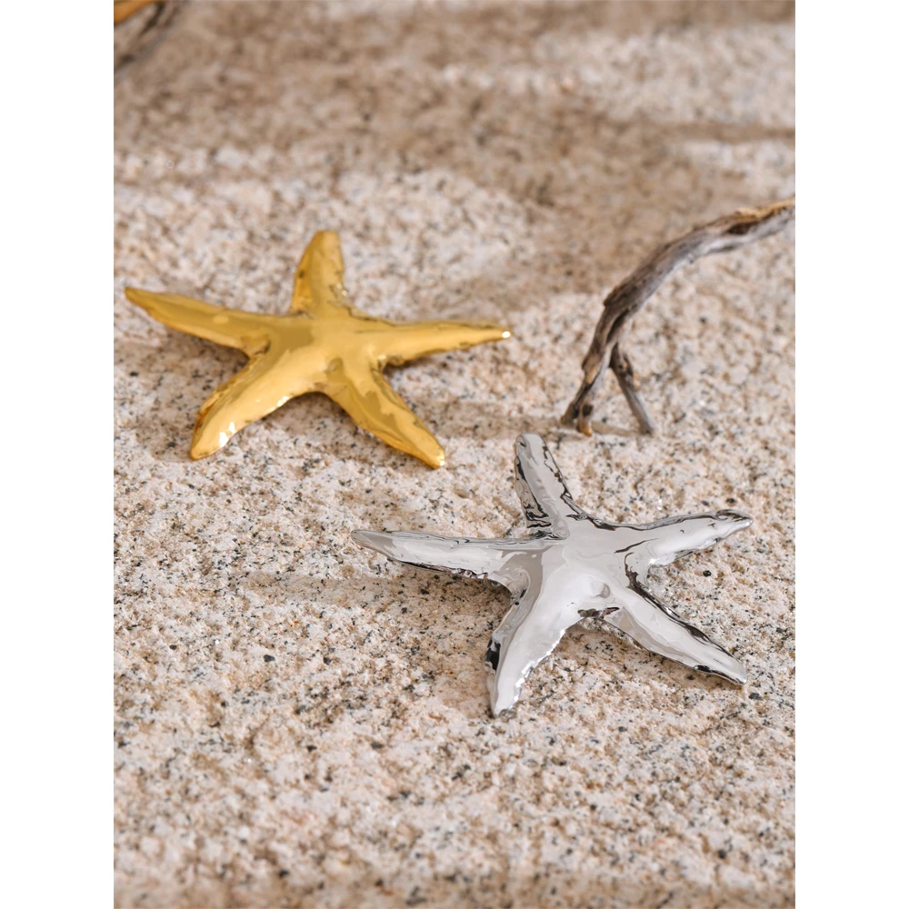 Yhpup 2025 Waterproof Starfish Brooches