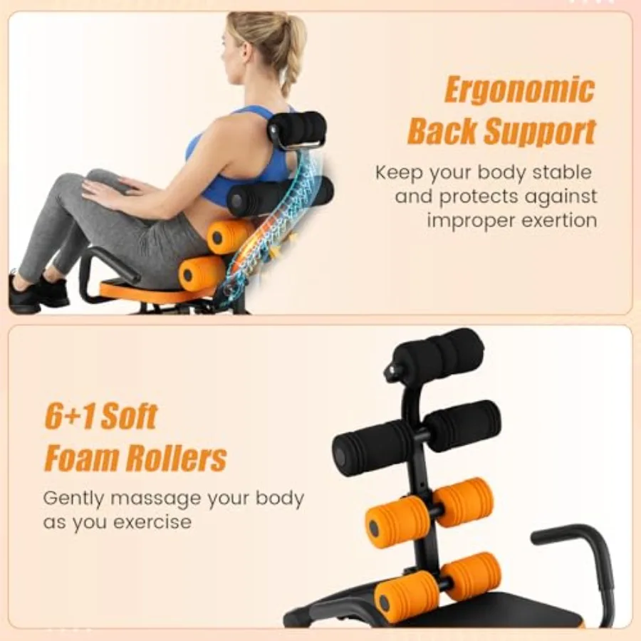 Adjustable Ab Trainer Sit-Up Machine 3