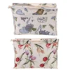 Exquisite Practical Wood Handle Woven Fabric Storage Bag for Knitting Needles Sewing Tools Yarn Organizer Knitting Organizer 6