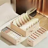 Home Furnishing underpants socks Storage and organizing box grid fabric art Storage drawer style Underwear storage box 1