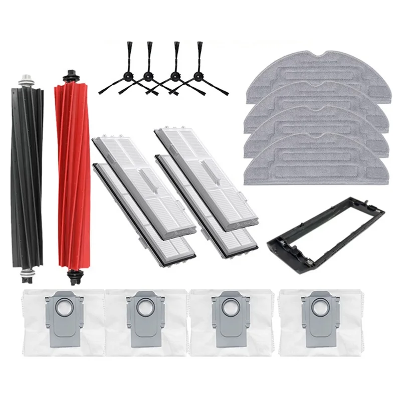 

Ультраробот-пылесос для S8 PLUS, S8 +, S8 Pro, основная боковая щетка, Швабра, Hepa-фильтр, пылесборник, щетка, крышка, аксессуары