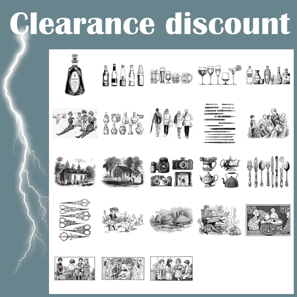 Liquidazione Prezzo Riduzione Fiore Tazza Di Vino Ragazza Retrò Bambini Studio Fotocamera Mamma Natale Timbro Artigianato Carta Scrapbooking No Dies