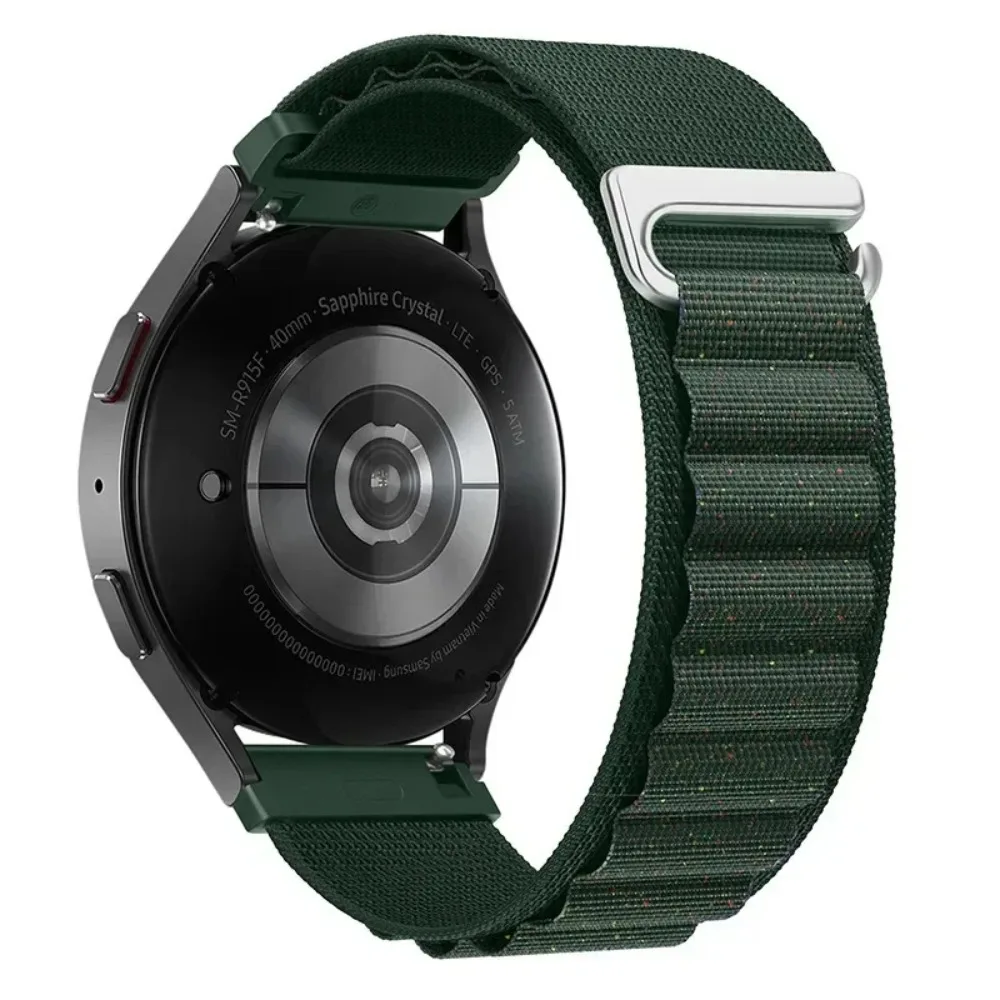 Alpine Nylon Loop Strap - Comfortable 20mm/22mm Wristband
