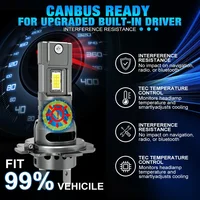 YHKOMS H7 LED Headlight Bulb Mini Wireless 60W 20000LM 6000K CSP for Car Headlamp Auto Diode Lamps H7 Turbo Led 12V Automobile - Image 6