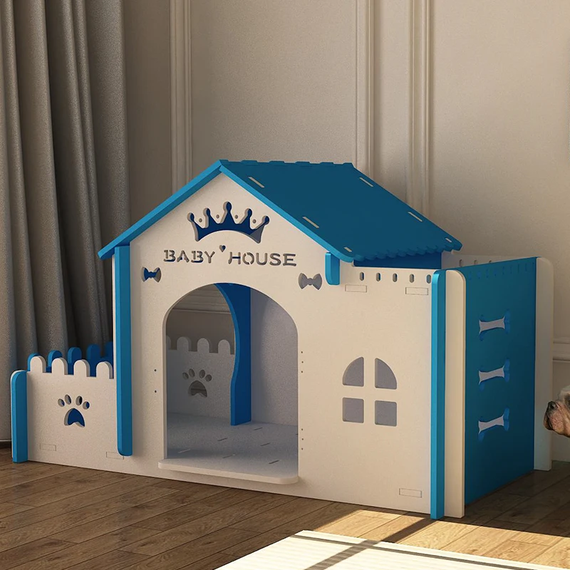

Dog House Indoor Villa Waterproof Removable Washable Cat Room Pet Pregnancy Pet Room Teddy Yorkshire Pomeranian/Bichon Frise